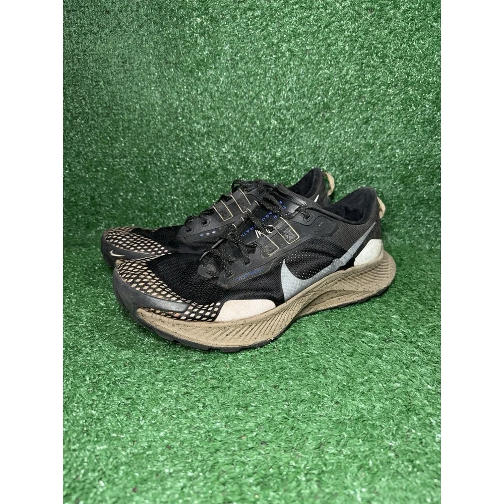 Nike Pegasus Trail 3 Mens Size 13 Black Brown Outdoor Running Shoes DM6161-010